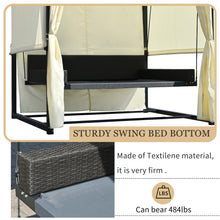 Load image into Gallery viewer, Style Outdoor Swing Bed for 2-3 People-17
