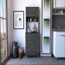 Load image into Gallery viewer, Pantry Piacenza,Two Double Door Cabinet, Smokey Oak Finish-0
