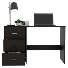 Load image into Gallery viewer, Writting Desk Riverside,Three Drawers, Black Wengue Finish-6
