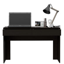 Load image into Gallery viewer, Computer Desk Aberdeen, Two Drawers, Black Wengue Finish-5
