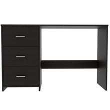 Load image into Gallery viewer, Writting Desk Riverside,Three Drawers, Black Wengue Finish-5
