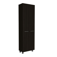 Load image into Gallery viewer, Pantry Cabinet Phoenix, Five Interior Shelves, Black Wengue Finish-3
