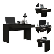 Load image into Gallery viewer, Computer Desk Aberdeen, Two Drawers, Black Wengue Finish-1
